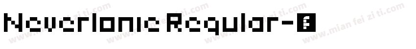 Neverlonie Regular字体转换